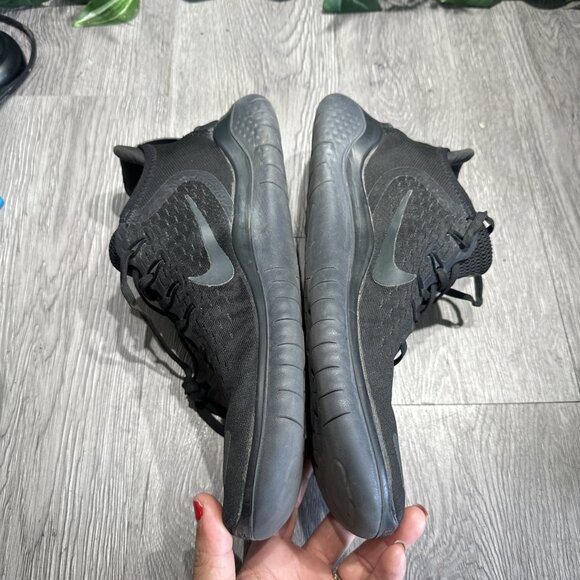 Nike Free RN 2018 Black/Anthracite Men\'s Running Shoe Size 10.5 942836-002 main image 6